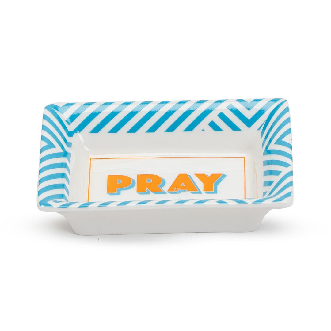 Petite Wise Sayings Tray Porcelain