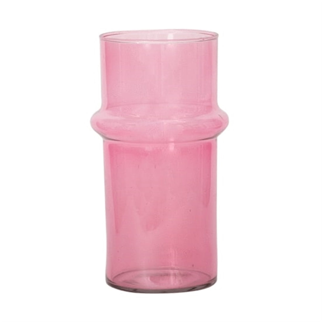 Recycled Glass Vase - Pink