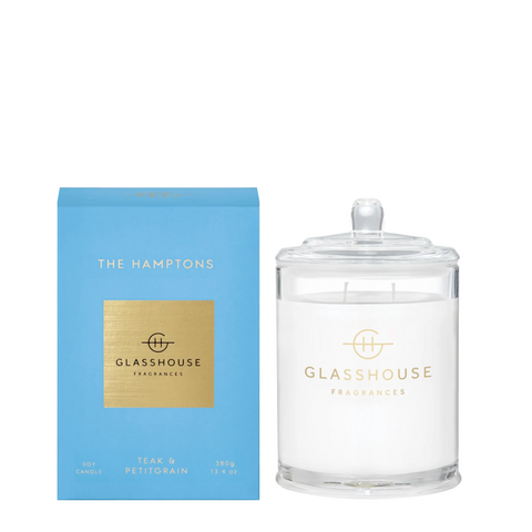 Glasshouse Fragrance - Scented Soy Candle - The Hamptons