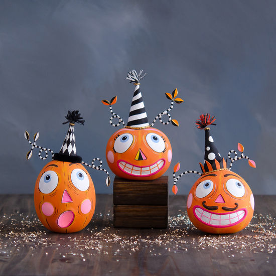 Glitterville Party Pumpkin Small