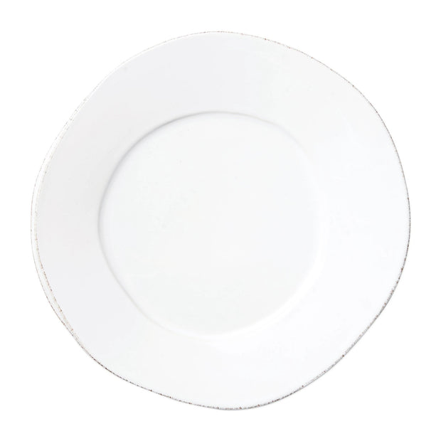 Vietri Lastra Dinner Plate - White