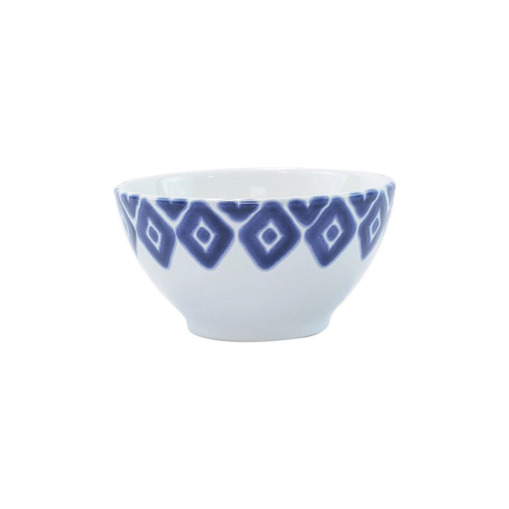 Vietri Santorini Diamond Cereal Bowl Blue
