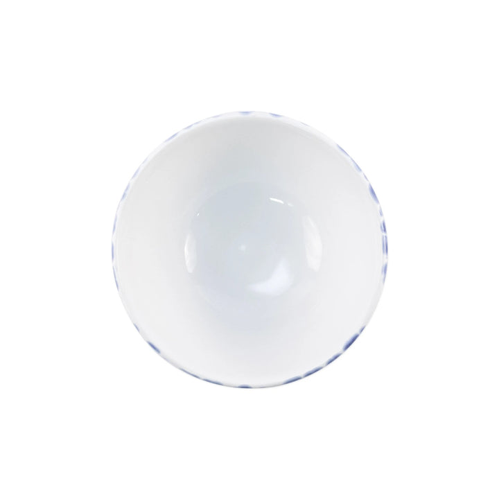Vietri Santorini Flower Cereal Bowl Blue