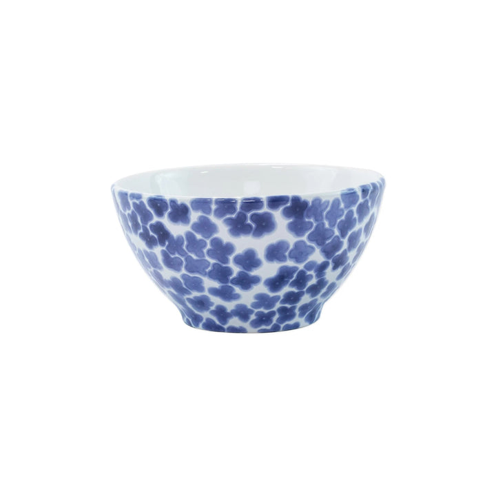 Vietri Santorini Flower Cereal Bowl Blue