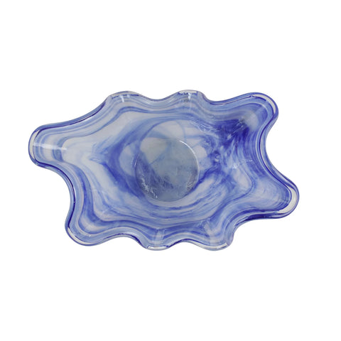 Vietri - Onda Glass Medium Bowl - Cobalt