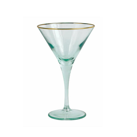 Vietri - Rainbow Martini Glass - Green
