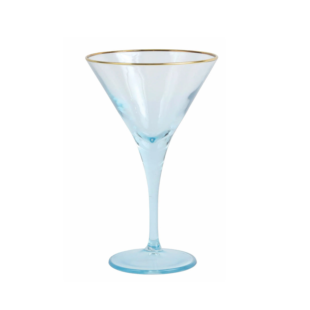 Vietri - Rainbow Martini Glass - Turquoise