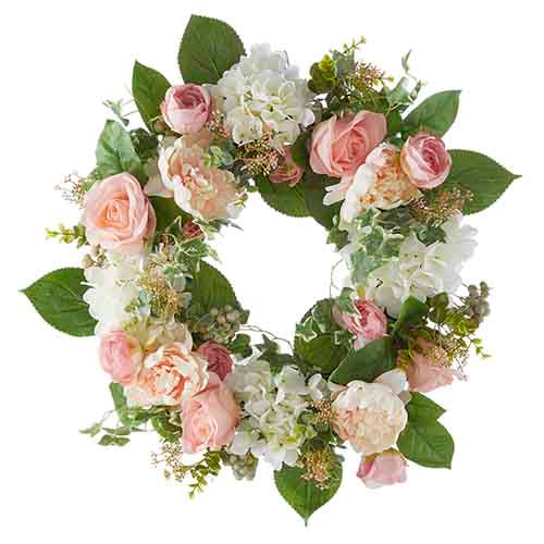 Rose & Hydrangea Wreath
