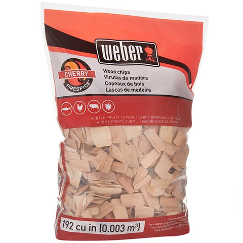 Weber Cherry Wood Chips - 192 cu. in.