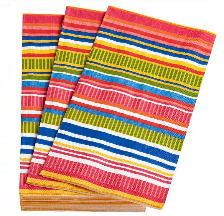 Annie Selke Bright Stripe Paper Guest Towel