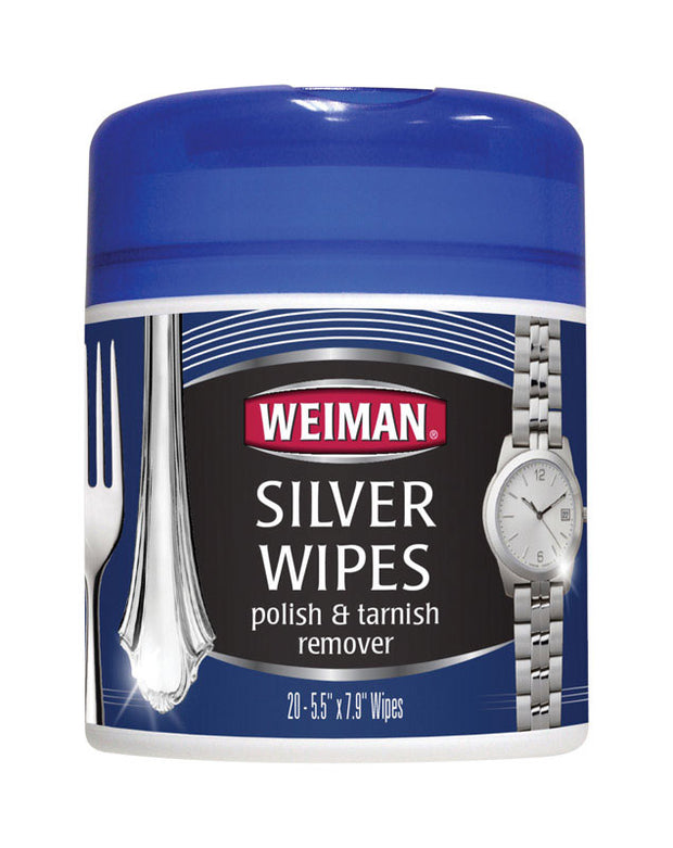 Weiman Mild Scent Silver Polish Wipes - 20pk
