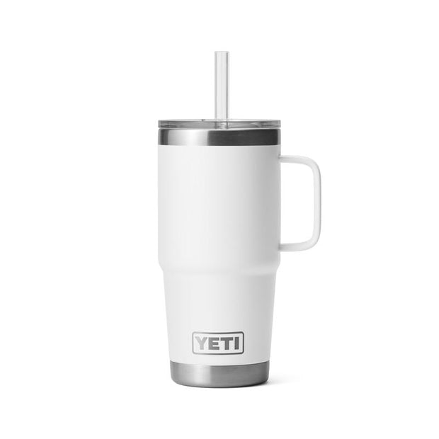 Yeti - Rambler 25 oz Mug with Straw Lid - White