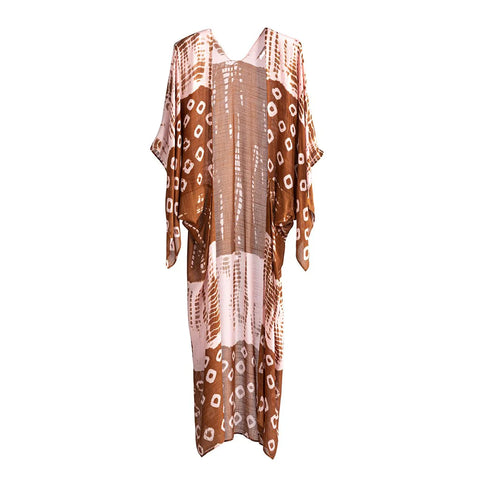 Yolanda Kimono - Terracotta Tie-Dye