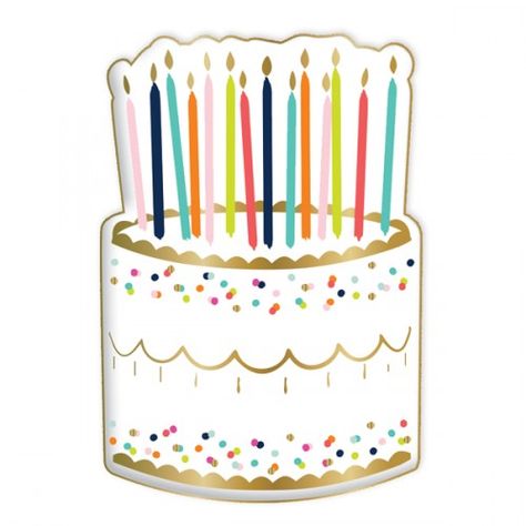 Paper Plates  - Birthday Cake