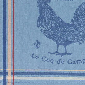 Rooster Française Jacquard Dishtowel