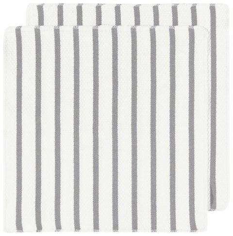 Basketweave London Gray Dishcloths