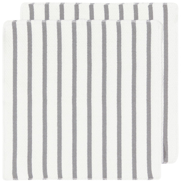 Basketweave London Gray Dishcloths