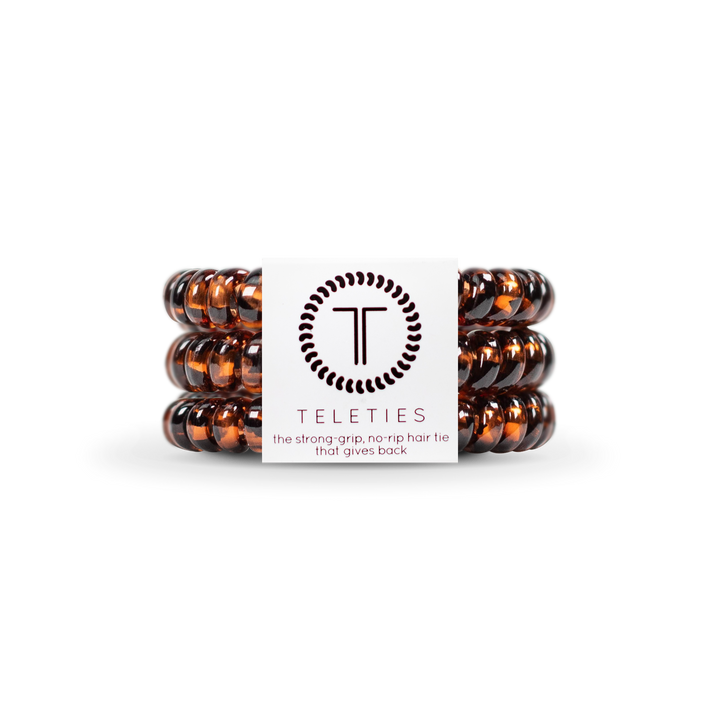 TELETIES Hair Ties Tortoise