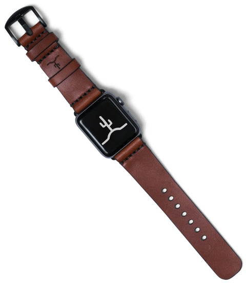 Bexar Goods - Apple Watch Strap - Medium Brown