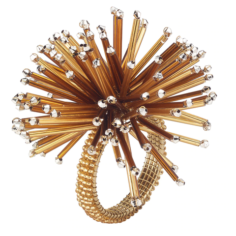 Bodrum - Gold Urchin Napkin Ring