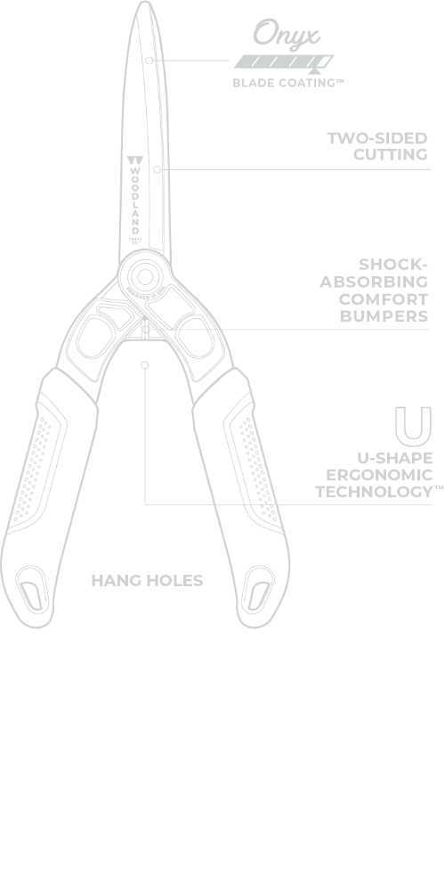 Woodland Tools Compact Duralight™ Hedge Shear