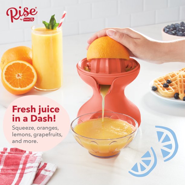Rise by Dash - Electric Citrus Juicer with Easy Pour Spout - Orange