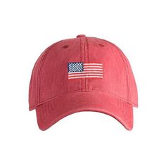 Harding Lane - American Flag on Red Hat