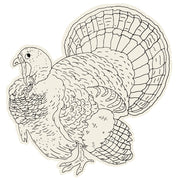 Hester & Cook - Coloring Die-Cut Turkey Placemats
