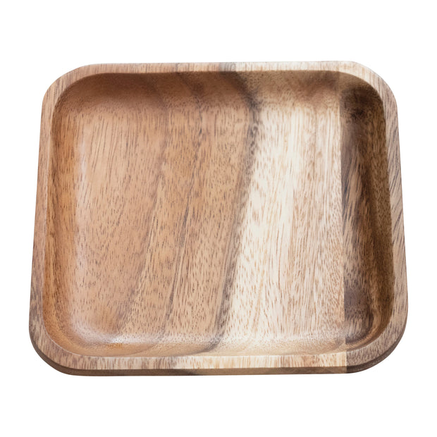 Square Suar Wood Plate