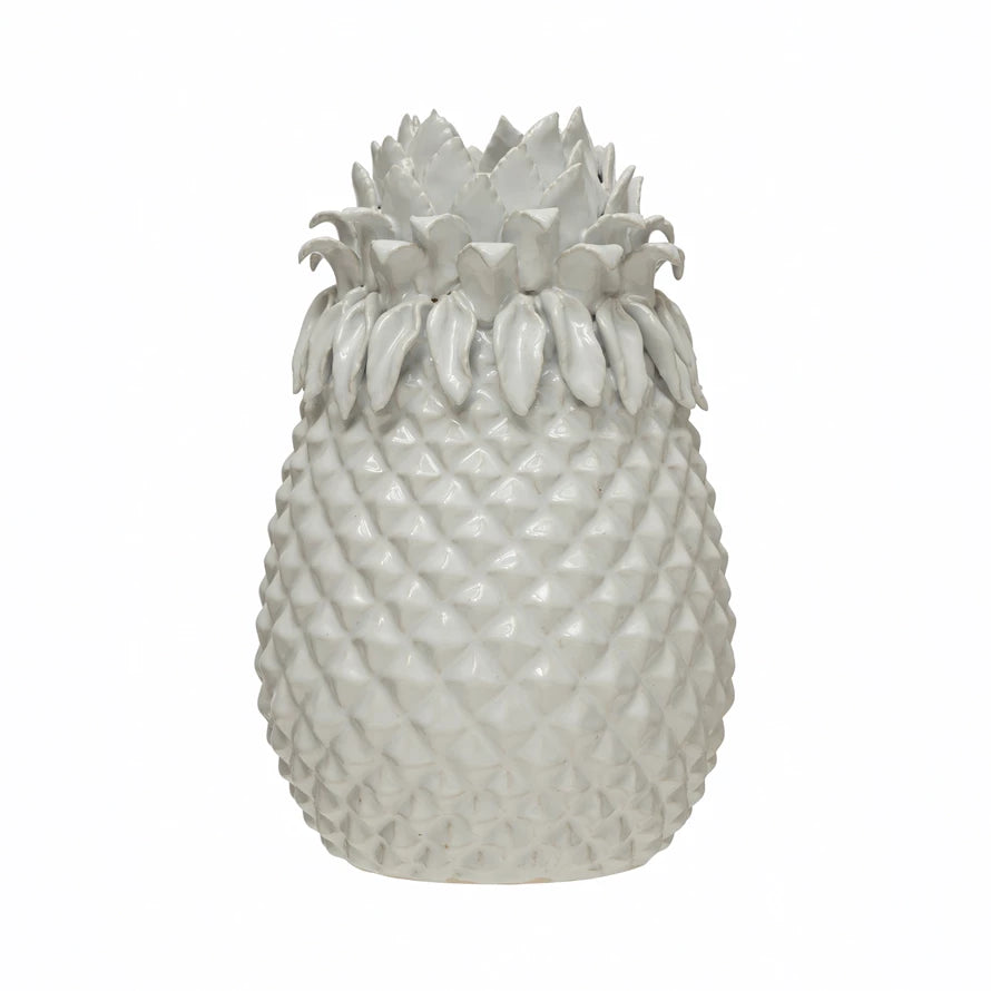 Stoneware Pineapple Vase