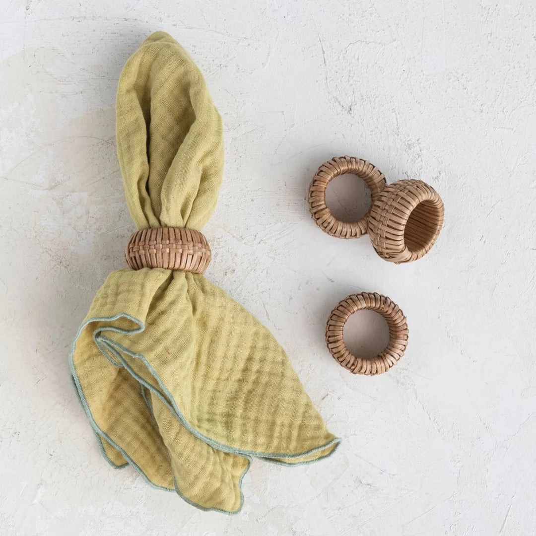 Hand-Woven Rattan Napkin Ring