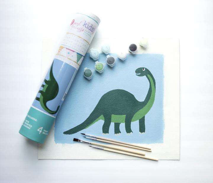 Paint by Numbers Canvas Kit for Kids - Donnie Dino