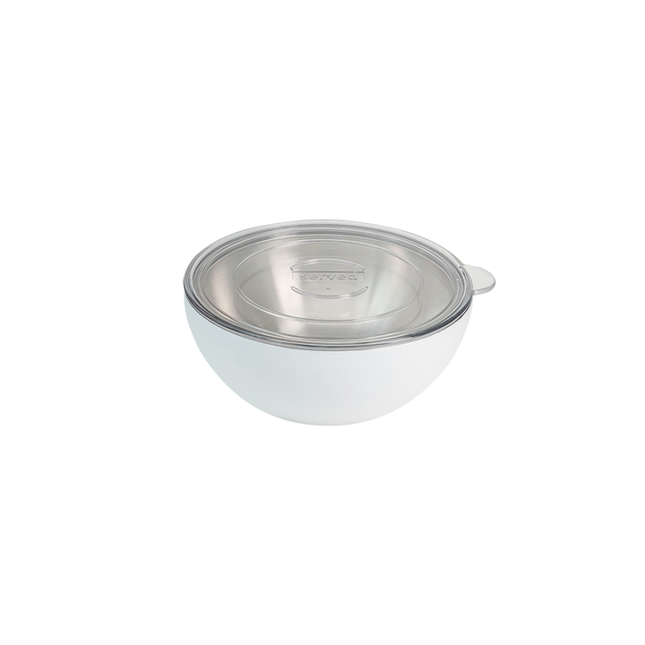 Served - Vacuum-Insulated Small Serving Bowl - White Icing