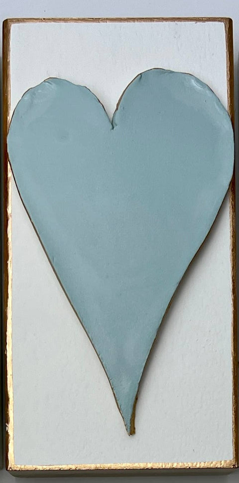 Clay Heart Art - Turquoise