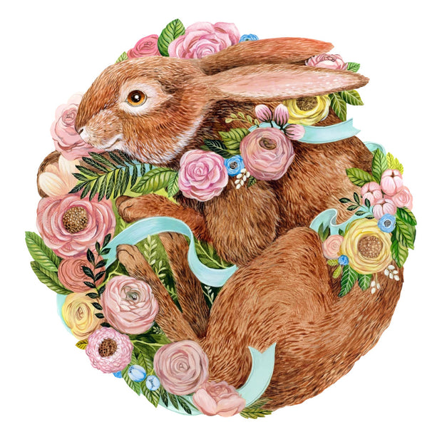 Hester & Cook - Die Cut Bunny Bouquet Placemats