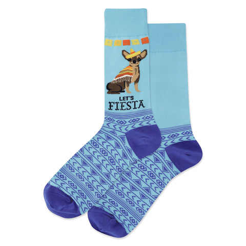 Hot Sox - Men's Socks - Let's Fiesta Aqua
