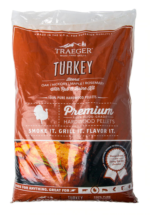 Traeger Turkey Blend w/ Brine Kit Wood Pellets - 20lb