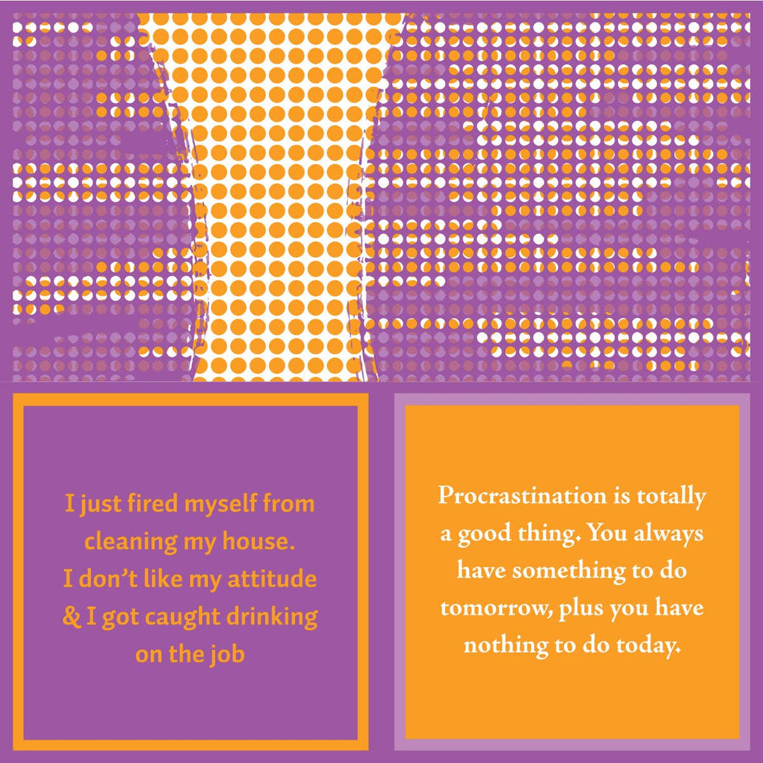 Drinks on Me Cocktail Napkins Procrastinate