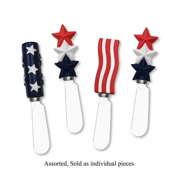 American Flag Polyresin Cheese Spreader