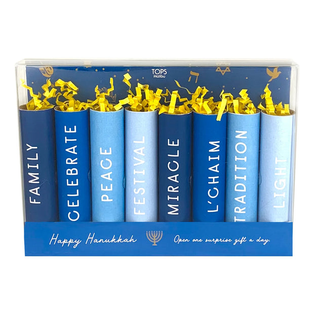 Happy Hanukkah Festival of Lights Surprise Crackers