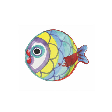 Vietri - Pesci Colorati Figural Fish Canape Plate
