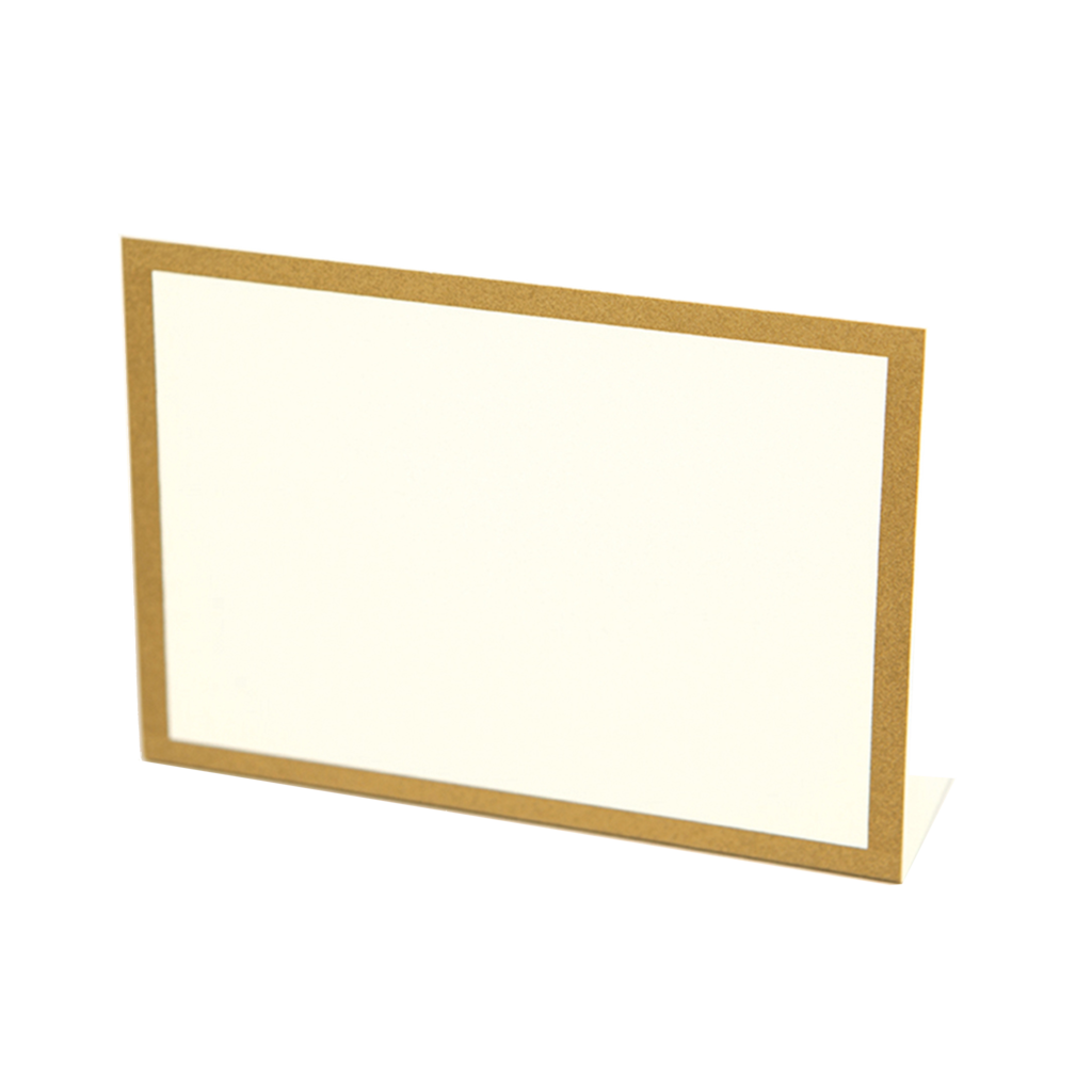 Hester & Cook - Gold Foil Frame Placecards