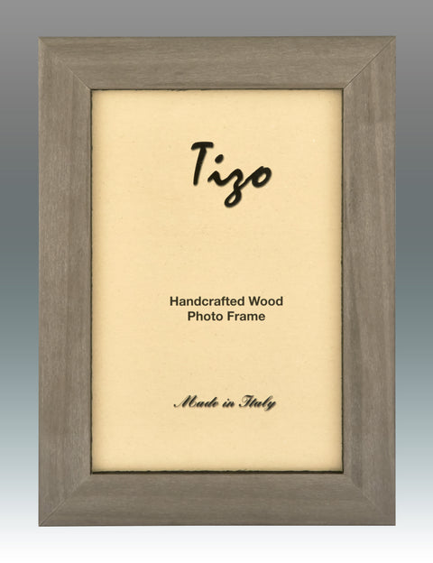 Italian Wood Picture Frame - Gray