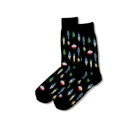 Hot Sox Men's Socks Fishing Lures