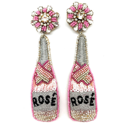 Rose Bottle Earrings