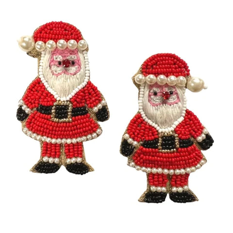 Santa Earrings