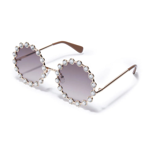 Lele Sadoughi - Crystal Elton Sunglasses