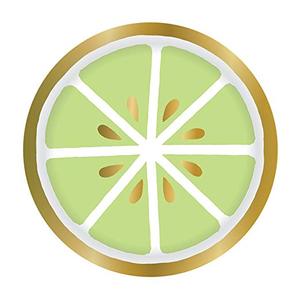 Paper Plate - Lime