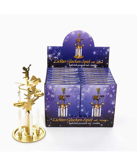 Angel Light Bell Pyramid With 4 Candles