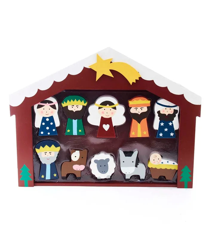 Kurt Adler Children's Nativity Set